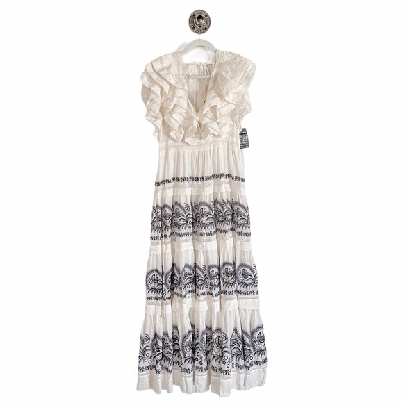 NWT Ulla Johnson Marjorie Dress in Blanc - Picture 8 of 16